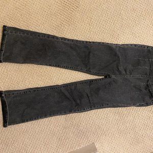Free People black skinny flare jeans Size 26